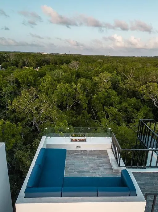 别墅 Luxury Villa, Beach Club - Jungle View - Sahara Bleu 图卢姆