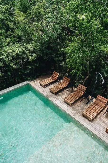 别墅 Luxury Villa, Beach Club - Jungle View - Sahara Bleu 图卢姆 墨西哥