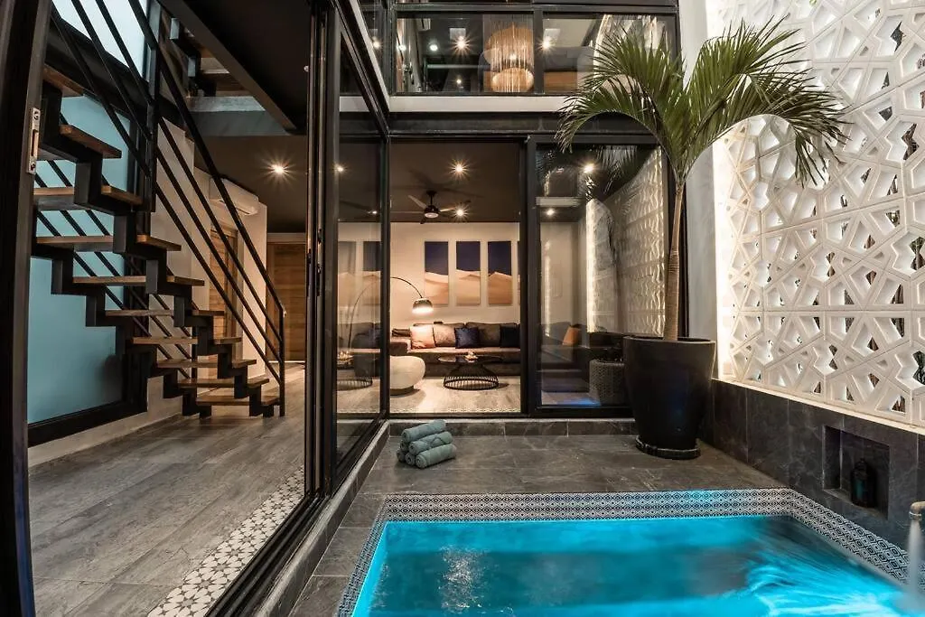 别墅 Luxury Villa, Beach Club - Jungle View - Sahara Bleu 图卢姆